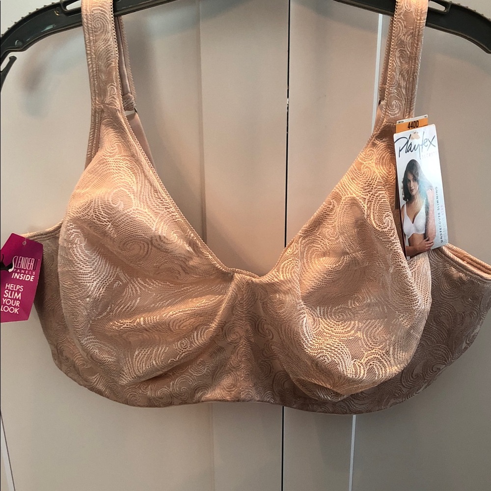 Playtex Women's Elegant Beige slimming Bra size 44DD 4T88